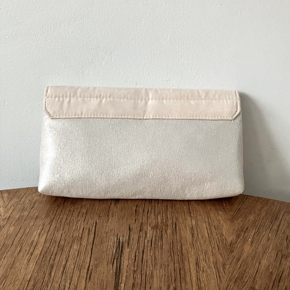 ☄️Cleanrance☄️ New Bvlgari Parfums Satin & Faux Suede Blush Pink Cosmetic Pouch - Picture 11 of 12